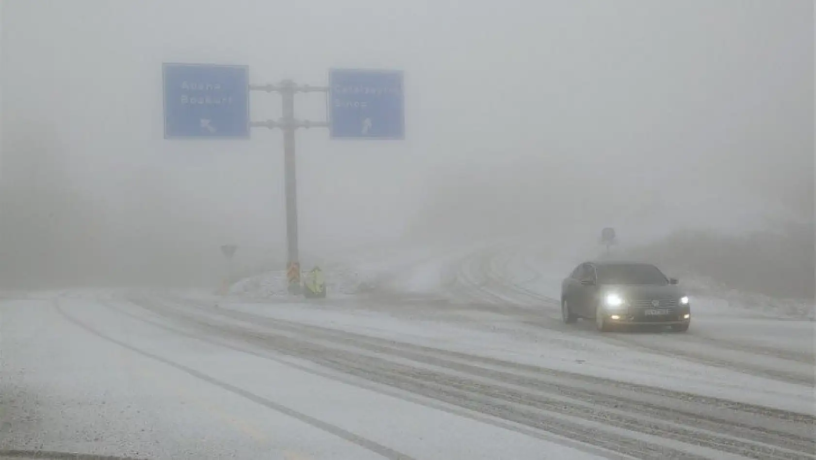 Kastamonu'ya mevsimin ilk karı düştü