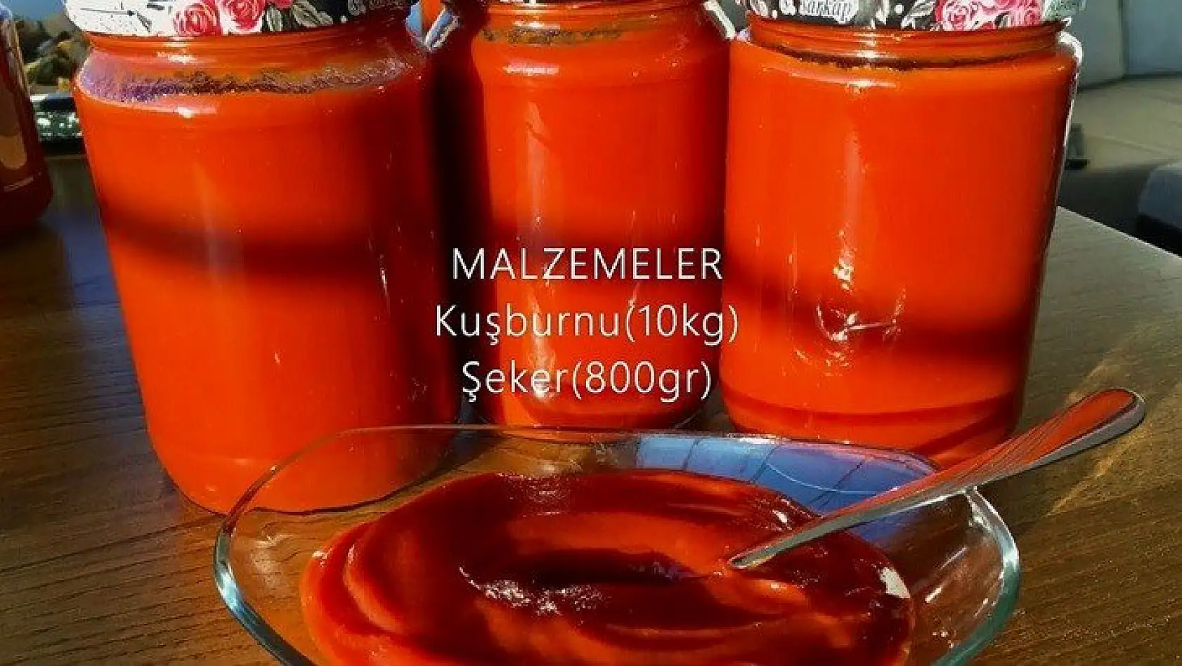 Ev hanımı anlattı! Kuşburnu marmelatı nasıl yapılır?