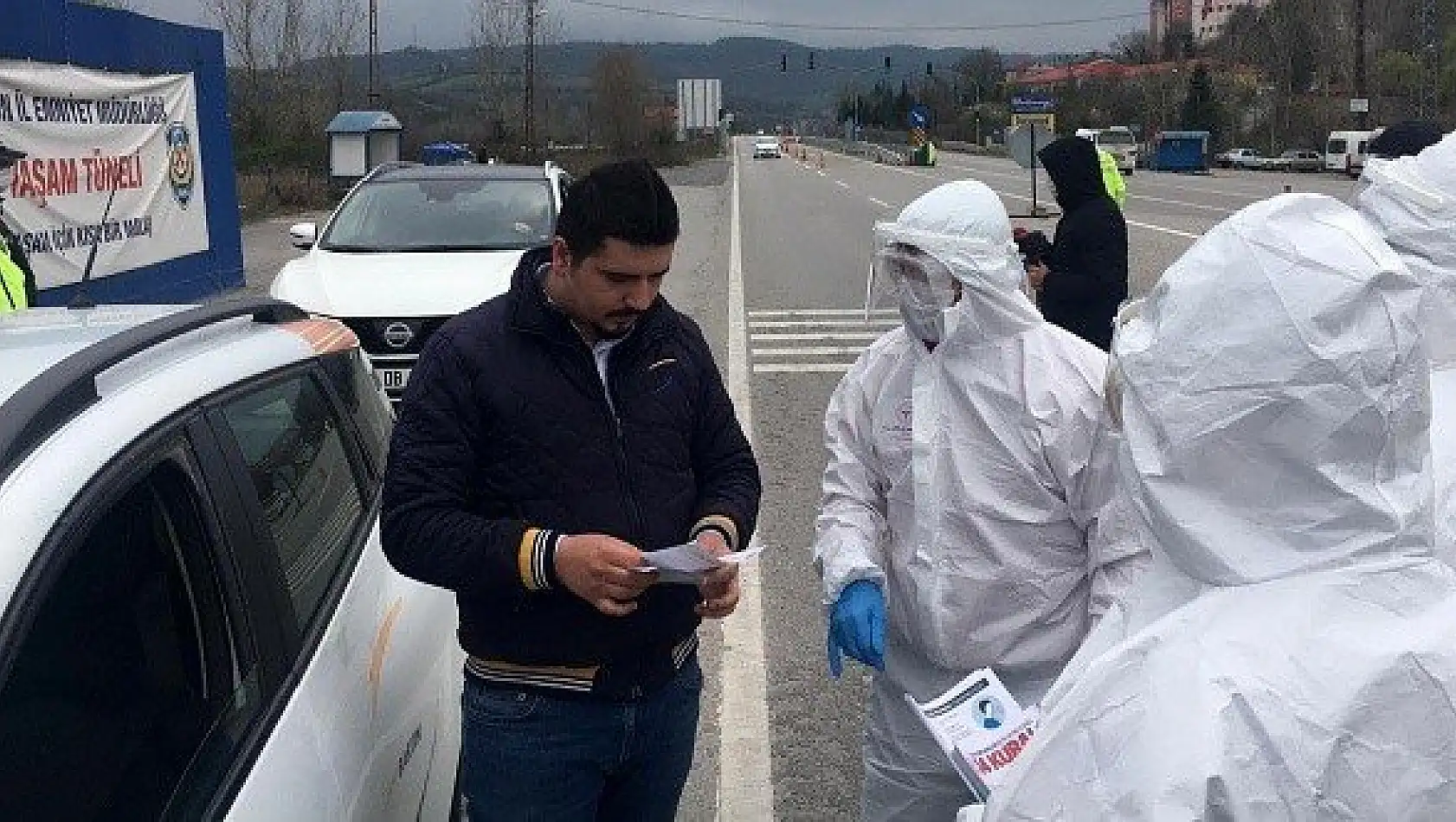 Bartın'a diğer illerden gelenlere sağlık taraması