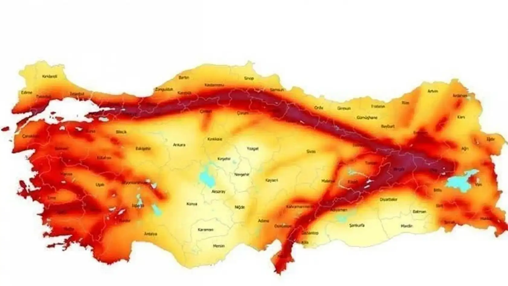 Aralarında Kastamonu yok