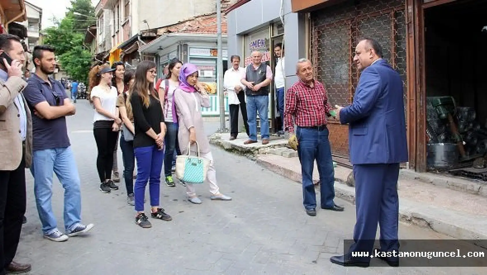 Babaş'tan Bakırcılar Çarşısına Ziyaret