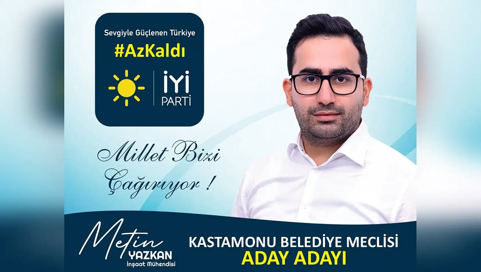 İYİ Partili Yazkan, Belediye Meclisi aday adayı