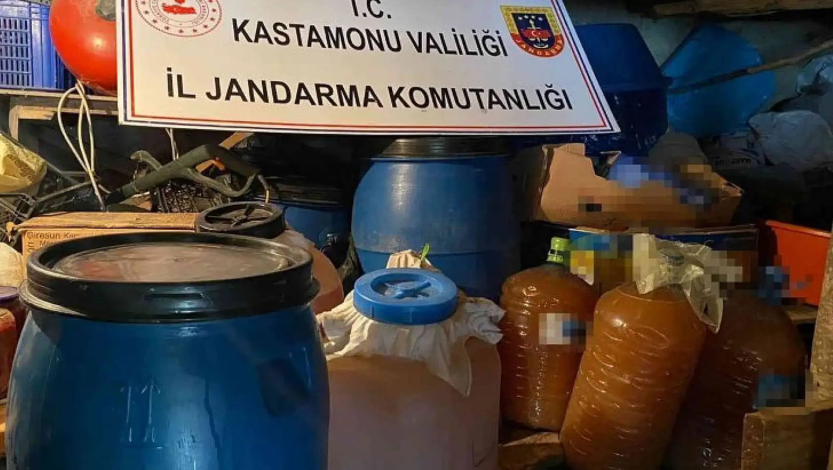 Kaçak içki operasyonunda 1 gözaltı