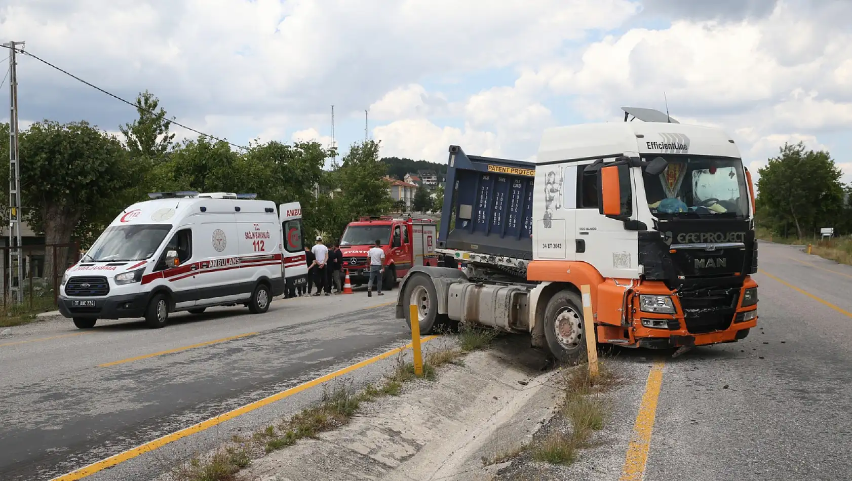 Kayı köyü mevkisinde kaza! 1 ölü, 1 yaralı