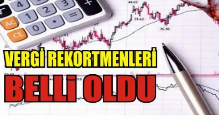 2012 Yılının Vergi Rekortmenleri Belli Oldu