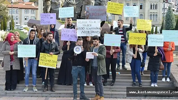 Öğrencilerden 'Formasyon' Eylemi