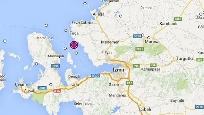 İzmir'de Korkutan Deprem