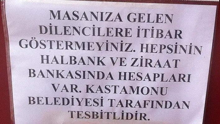 İşletme Sahibinden Dilenci Tepkisi