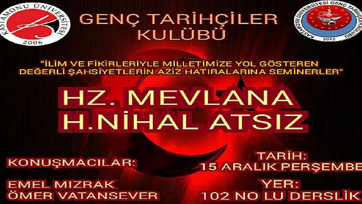 Genç tarihçilerden anlamlı seminer