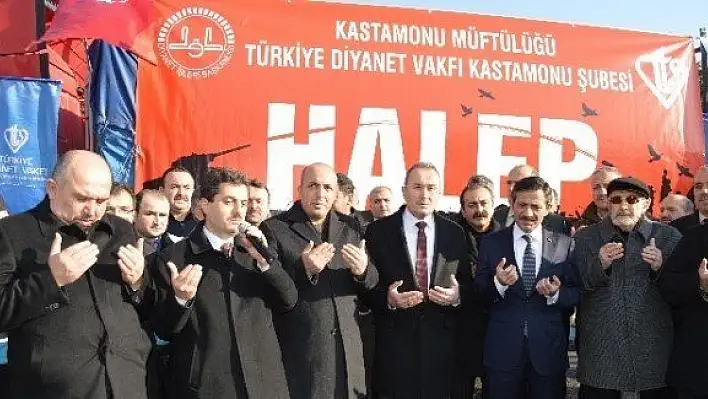 Kastamonu'dan Halep'e yardım TIR'ı yola çıktı