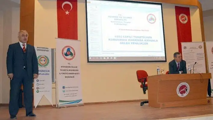 Kastamonu'da 'Tüketici Hakları' konulu konferans verildi