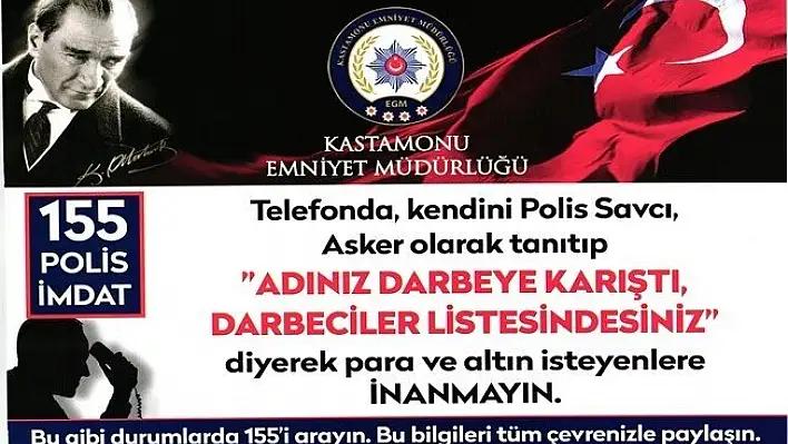 Emniyetten, dolandırıcılara karşı uyarı!