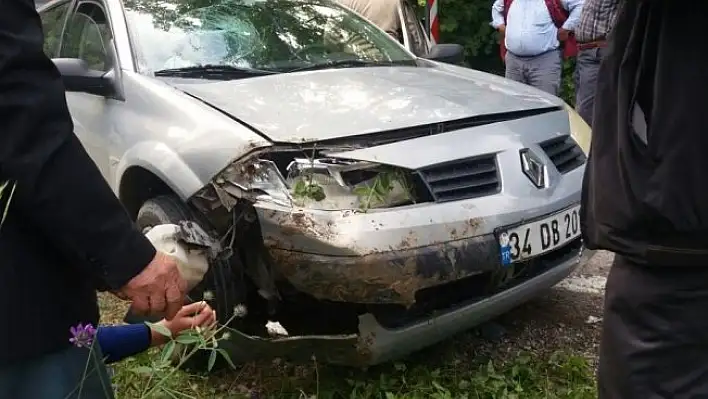 Kastamonu'da tır ile otomobil çarpıştı