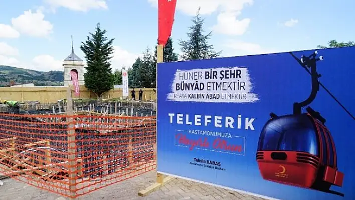 Teleferik Projesi'nin temeli atıldı