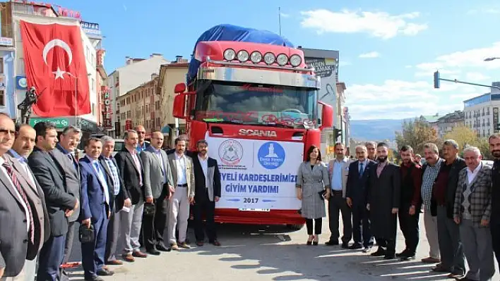 Tosya'dan Kilis'e yardım gönderildi