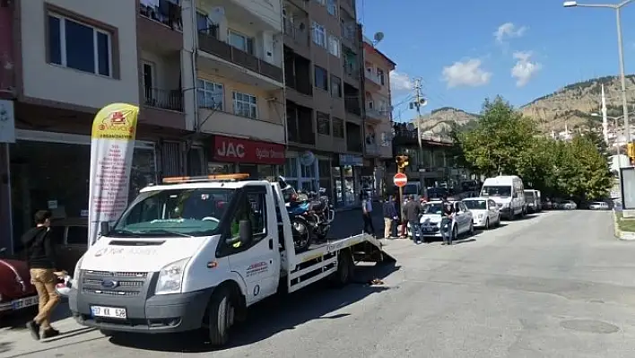 Trafik uygulamasında motosiklet sürücülerine ceza yağdı