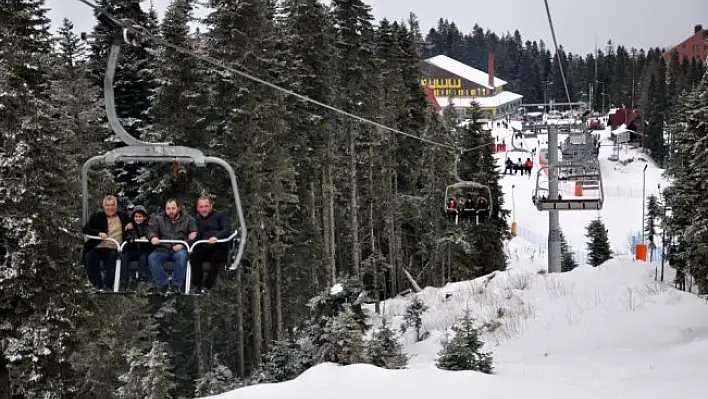 Ilgaz Dağı'nda hafta sonu yoğunluğu