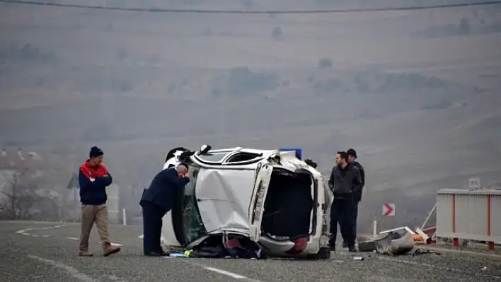 Kastamonu'da takla atan otomobilin sürücüsü yaralandı