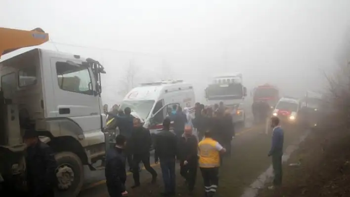 Kastamonu'da trafik kazası: 12 yaralı