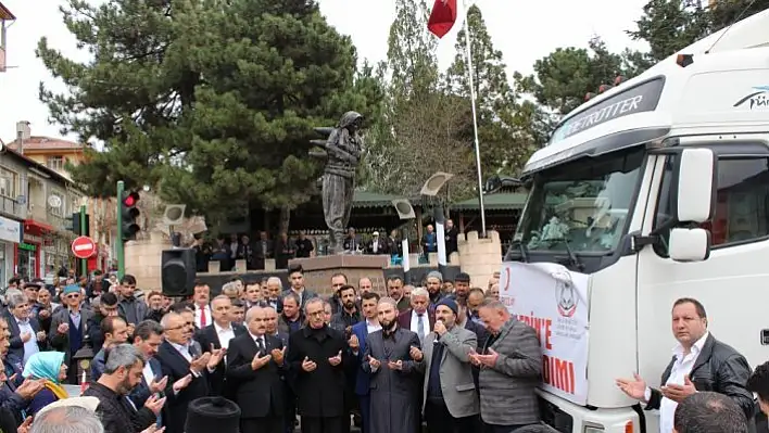 Tosya'dan Afrin'e yardım gönderildi