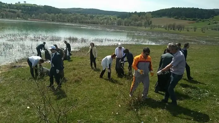 Daday'da çöp toplama etkinliği yapıldı