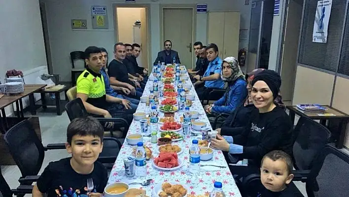 Kaymakam Altun, polislerle iftarda buluştu