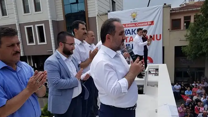 Murat Demir, Cide'de miting düzenledi