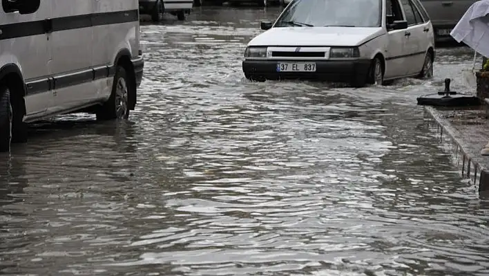 Kastamonu'da şiddetli yağış