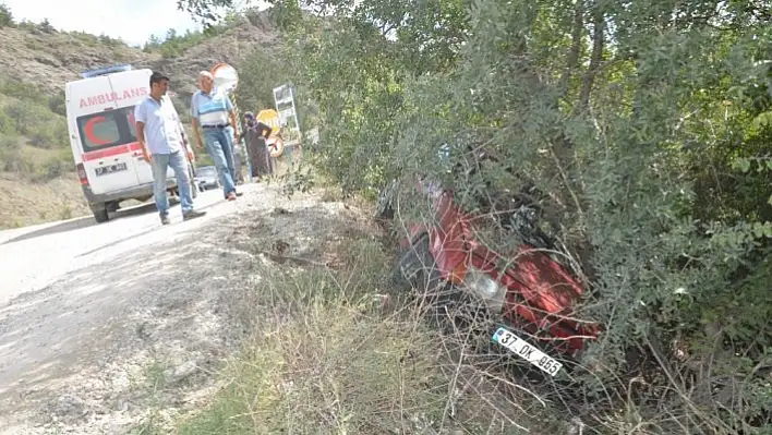 Hanönü'de trafik kazası: 2 yaralı