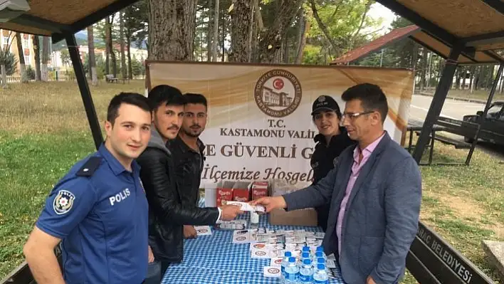 Araç'ta öğrenciler, madde bağımlılığı konusunda bilgilendirildi