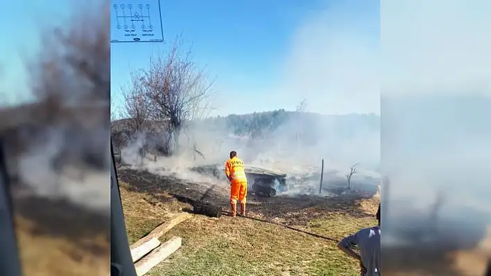 Kastamonu'da çıkan yangın büyümeden söndürüldü