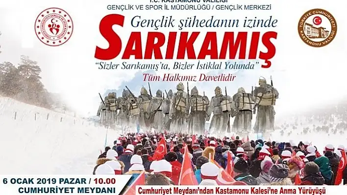 Sarıkamış'taki şanlı ecdadımız için tek yürek olalım!