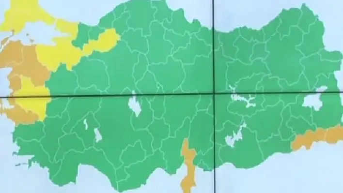 Meteoroloji renklerde uyarıda bulunacak!