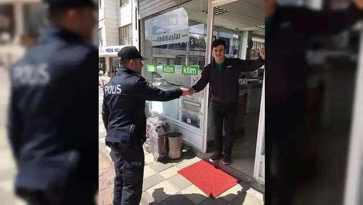 Daday polisi dolandırıcılığa karşı broşür dağıttı