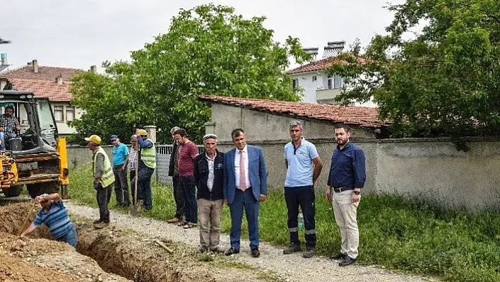 Başkan Çatal, Doğalgaz çalışmalarını yerinde inceledi