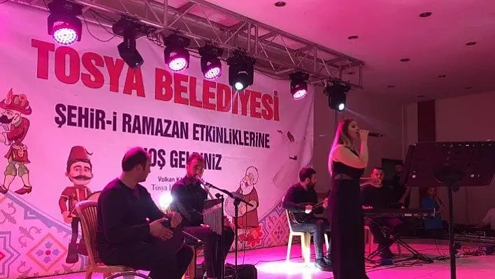 Tosya'da Şehri Ramazan etkinliklerine yoğun ilgi