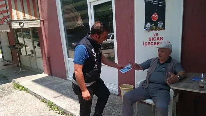 Daday polisinden vatandaşlara bilgilendirme