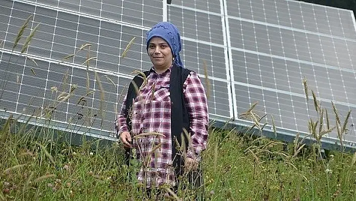 Kadın girişimci &quottarlada" elektrik üretiyor