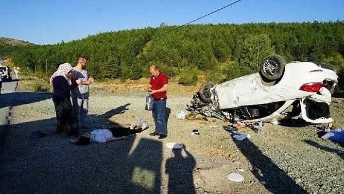 Kızının gelinliğini bırakıp ambulansa binmek istemedi