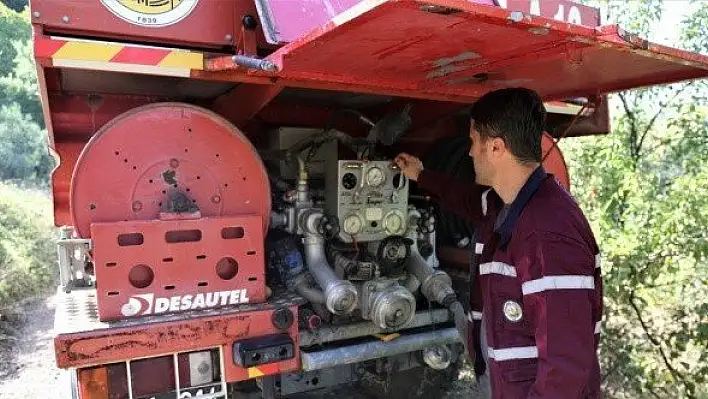 Bahçe temizliği anız yangınına yol açtı