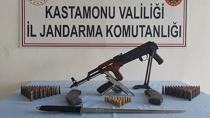 Kastamonu'da &quotKalaşnikof" tüfek ele geçirildi