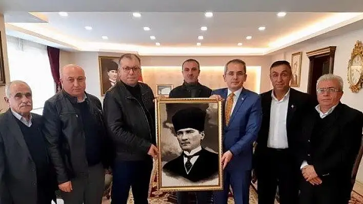 Kaymakam Pişkin'e teşekkür ziyareti