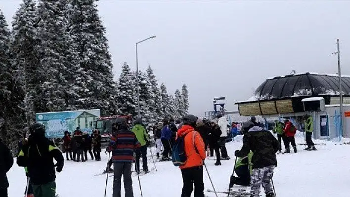 Ilgaz'da hafta sonu yoğunluğu