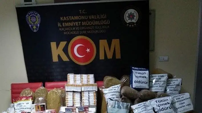 Kastamonu'da KOM ekiplerinden kaçakçılık operasyonu