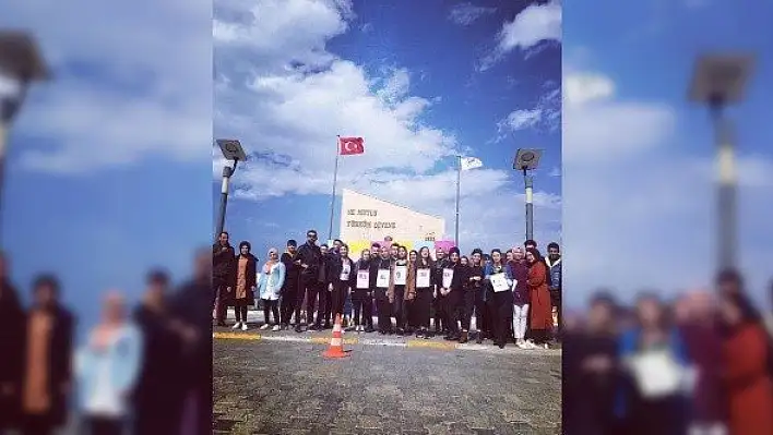 Çatalzeytin'de &quotKadına Şiddete Hayır" yürüyüşü