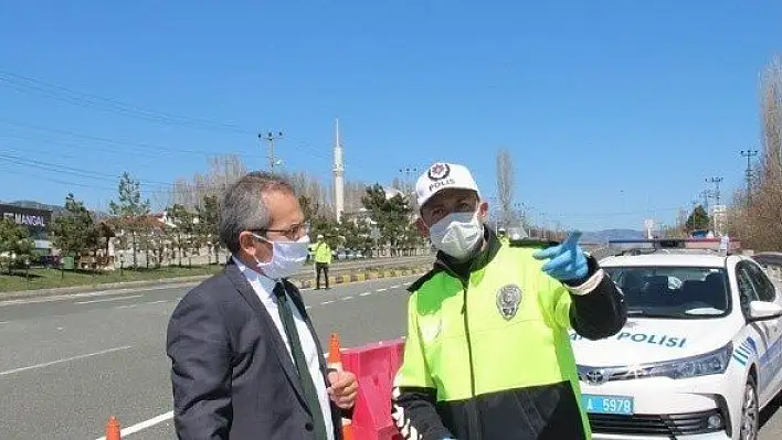 Pişkin, uygulama noktalarını denetledi