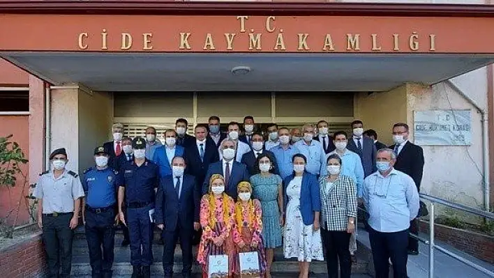 Kaymakam Sağlam, Vali Çakır'a çalışmaları anlattı