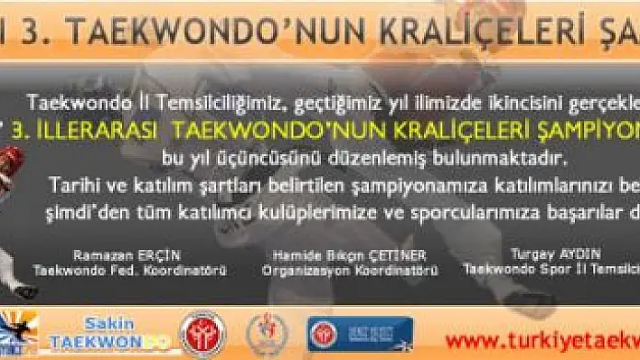 3. İllerarası Taekwondo'nun Kraliçeleri Şampiyonası