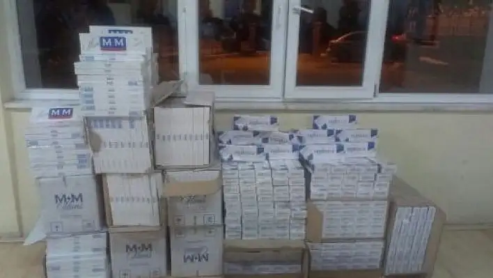 8 Bin 500 Paket Kaçak Sigara Ele Geçirildi 