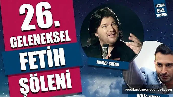 Ahmet Şafak, Fetih Şöleninde Konser Verecek